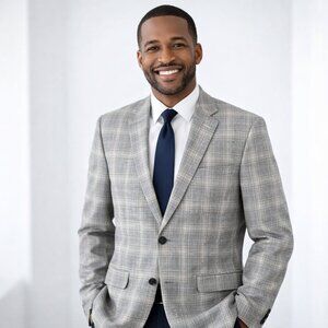 Mens Sport Coat. "Slim Fit Premier Flex Wrinkle Resistant" blazer. Size 40R. NWT